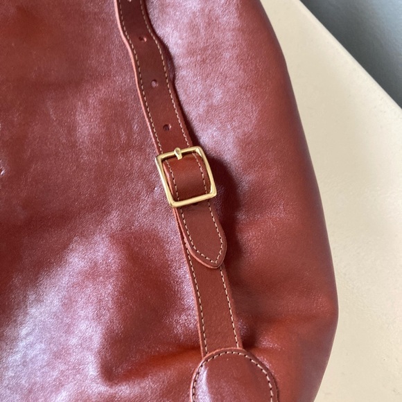 CLARE V Remi backpack. Sold out everywhere! EUC. Mahogany Rustic. Retail $535. - Picture 4 of 15